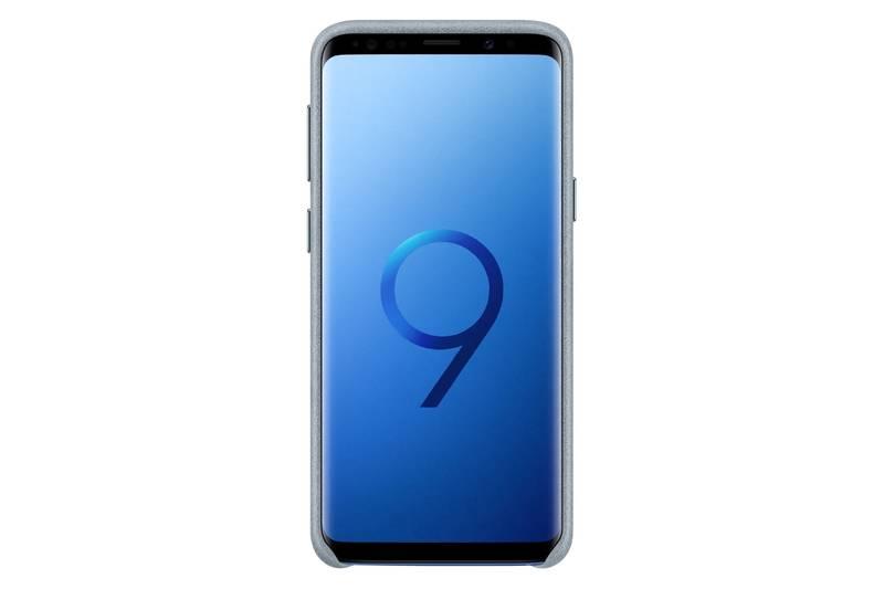 Kryt na mobil Samsung Alcantara pro Galaxy S9 - mint