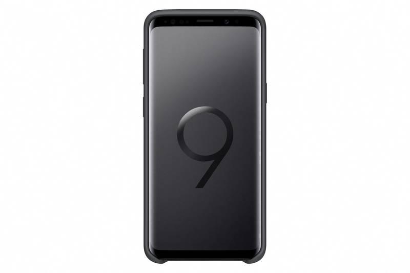 Kryt na mobil Samsung Silicon Cover pro Galaxy S9 černý