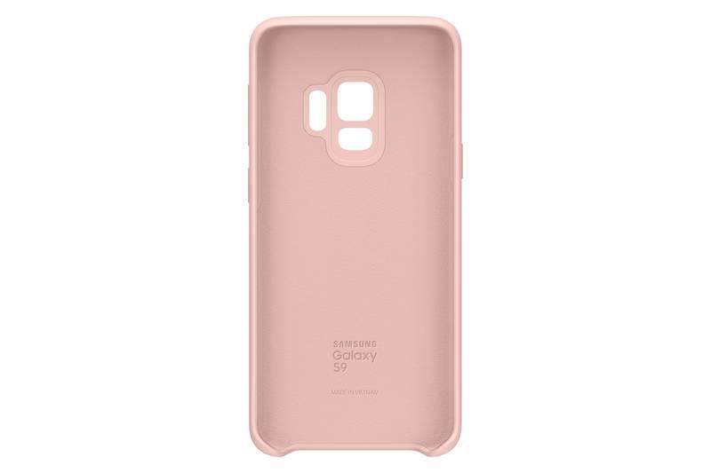 Kryt na mobil Samsung Silicon Cover pro Galaxy S9 růžový