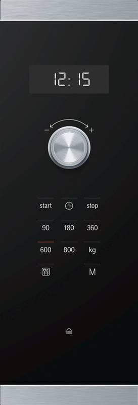 Mikrovlnná trouba Bosch BFL524MS0 černá nerez