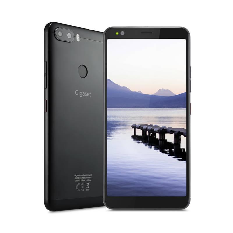 Mobilní telefon Gigaset GS370 Dual SIM černý