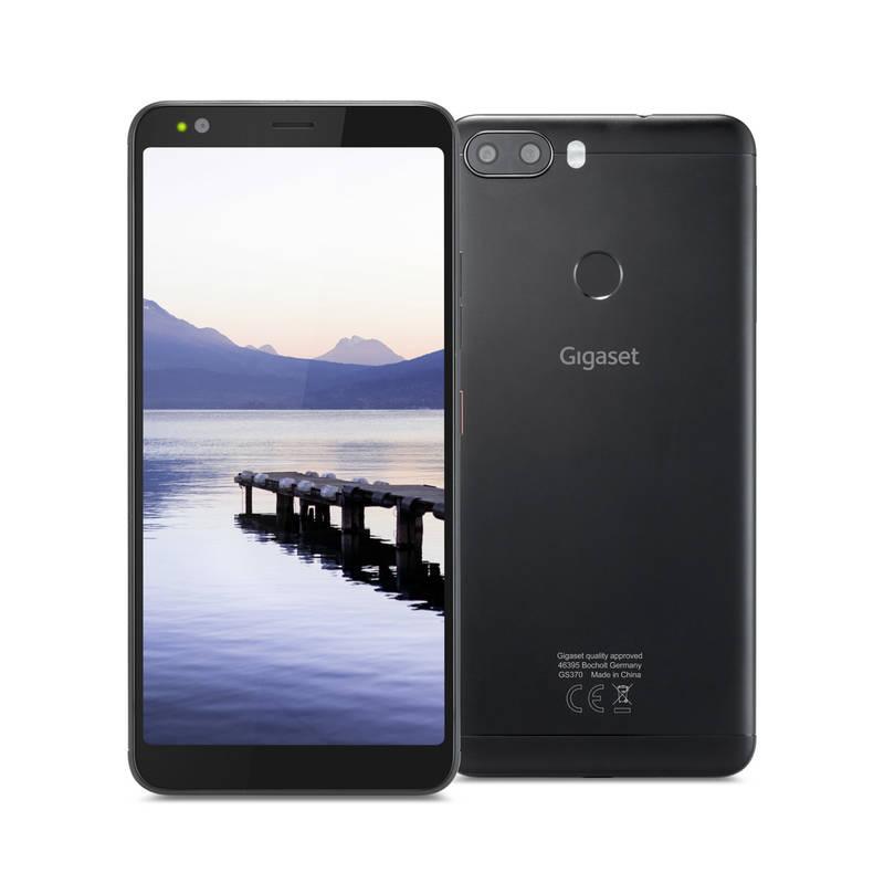 Mobilní telefon Gigaset GS370 Dual SIM černý