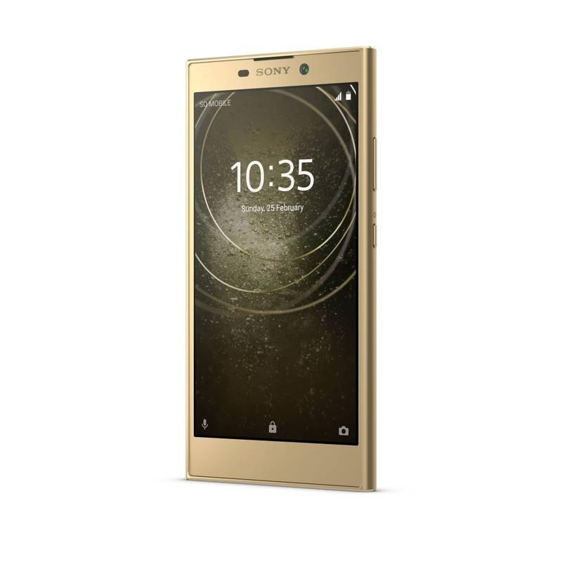 Mobilní telefon Sony Xperia L2 Dual SIM zlatý, Mobilní, telefon, Sony, Xperia, L2, Dual, SIM, zlatý