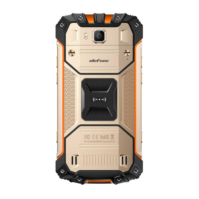 Mobilní telefon UleFone Armor 2 Dual SIM oranžový, Mobilní, telefon, UleFone, Armor, 2, Dual, SIM, oranžový
