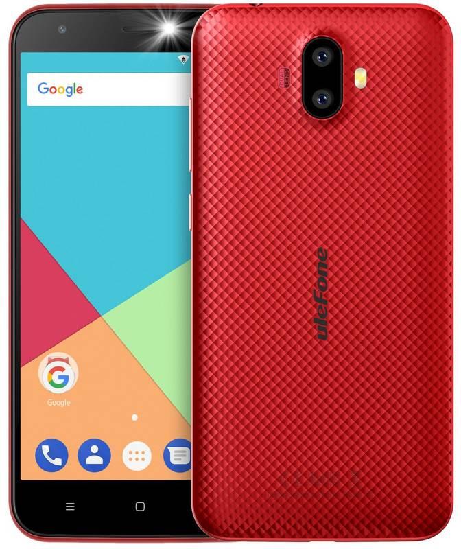 Mobilní telefon UleFone S7 Dual SIM červený, Mobilní, telefon, UleFone, S7, Dual, SIM, červený