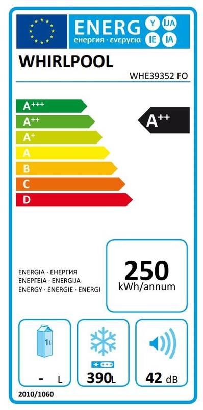 Mraznička Whirlpool WHE39352 FO bílá