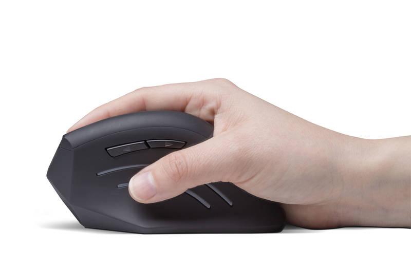 Myš Connect IT Vertical Ergonomic Wireless černá