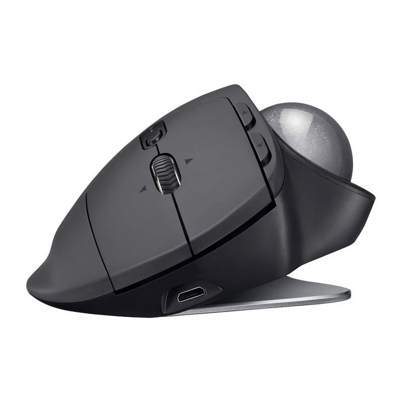 Myš Logitech MX Ergo Trackball šedá, Myš, Logitech, MX, Ergo, Trackball, šedá