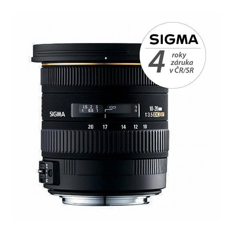 Objektiv Sigma 10-20 mm f 3.5 EX DC HSM Canon černý