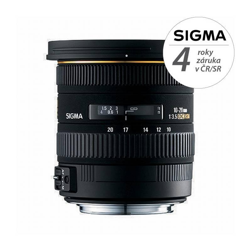 Objektiv Sigma 10-20 mm f 3.5 EX DC HSM Nikon černý, Objektiv, Sigma, 10-20, mm, f, 3.5, EX, DC, HSM, Nikon, černý