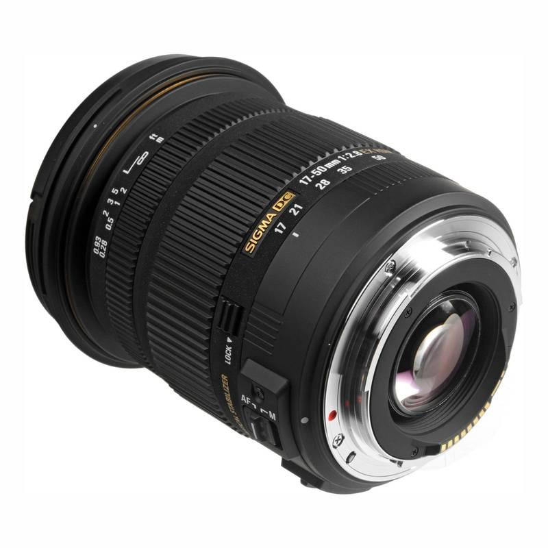 Objektiv Sigma 17-50 mm 2.8 EX DC OS HSM Canon černý