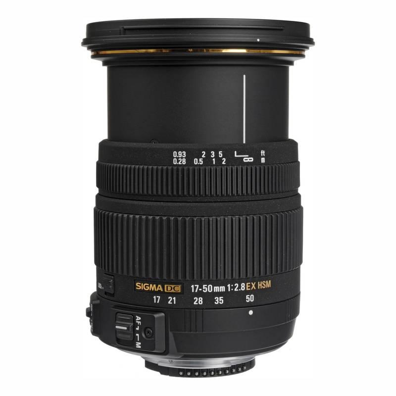 Objektiv Sigma 17-50 mm 2.8 EX DC OS HSM Nikon černý