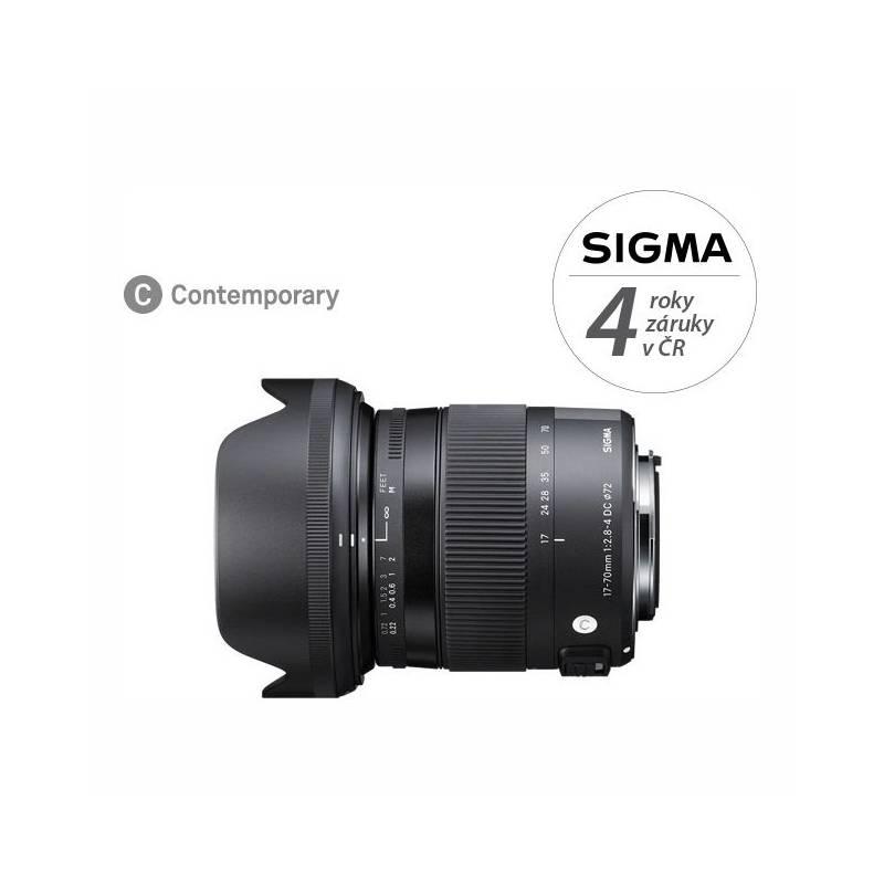Objektiv Sigma 17-70 mm F2.8-4 DC MACRO OS HSM Nikon černý