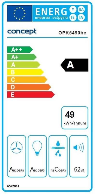 Odsavač par Concept OPK5490bc černý