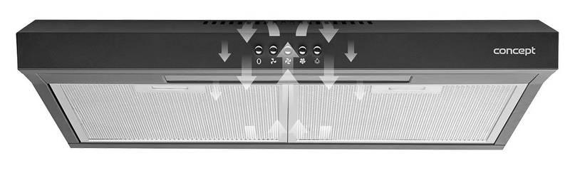 Odsavač par Concept OPP1260bc černý