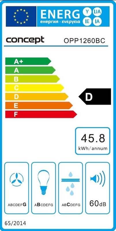Odsavač par Concept OPP1260bc černý