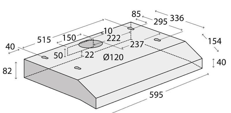 Odsavač par Concept OPP1260bc černý