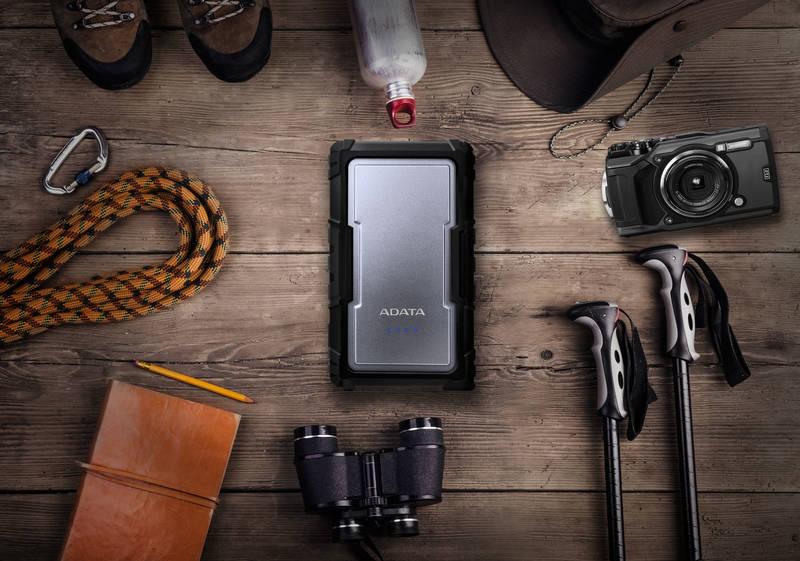 Powerbank ADATA D16750 16750mAh stříbrná