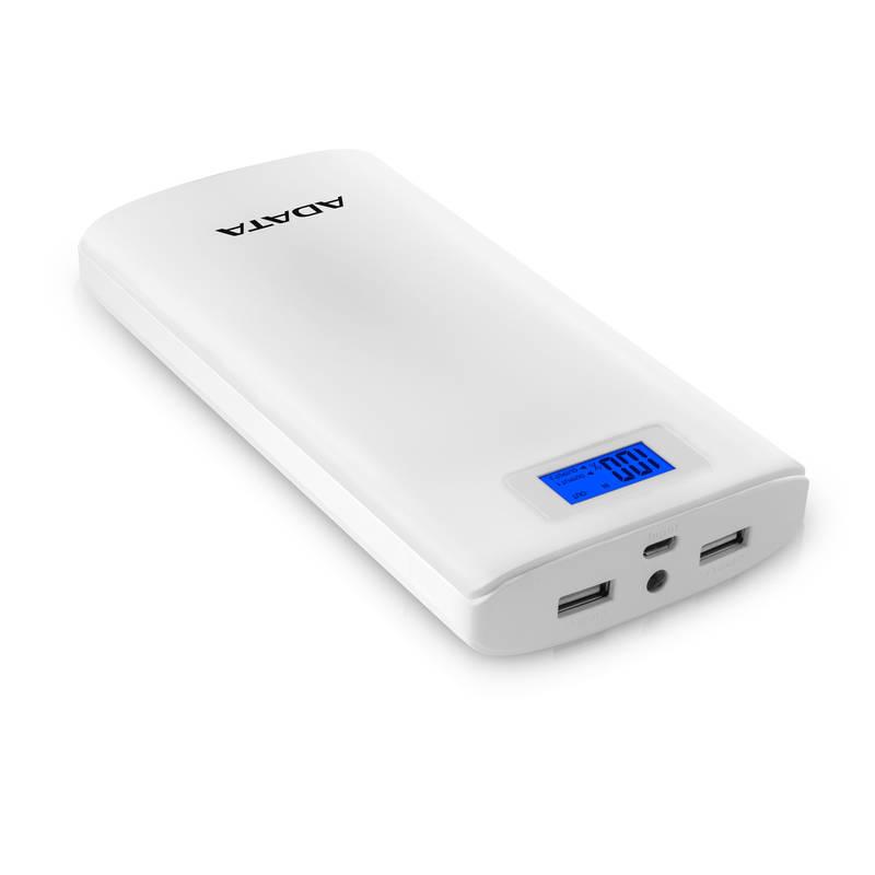 Powerbank ADATA P20000D 20000mAh bílá