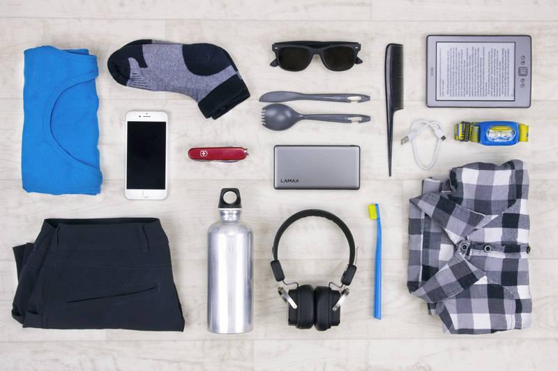 Powerbank LAMAX 10 000 mAh Quick Charge šedá