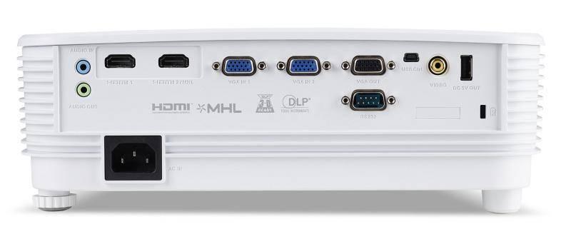 Projektor Acer P1250 bílý, Projektor, Acer, P1250, bílý