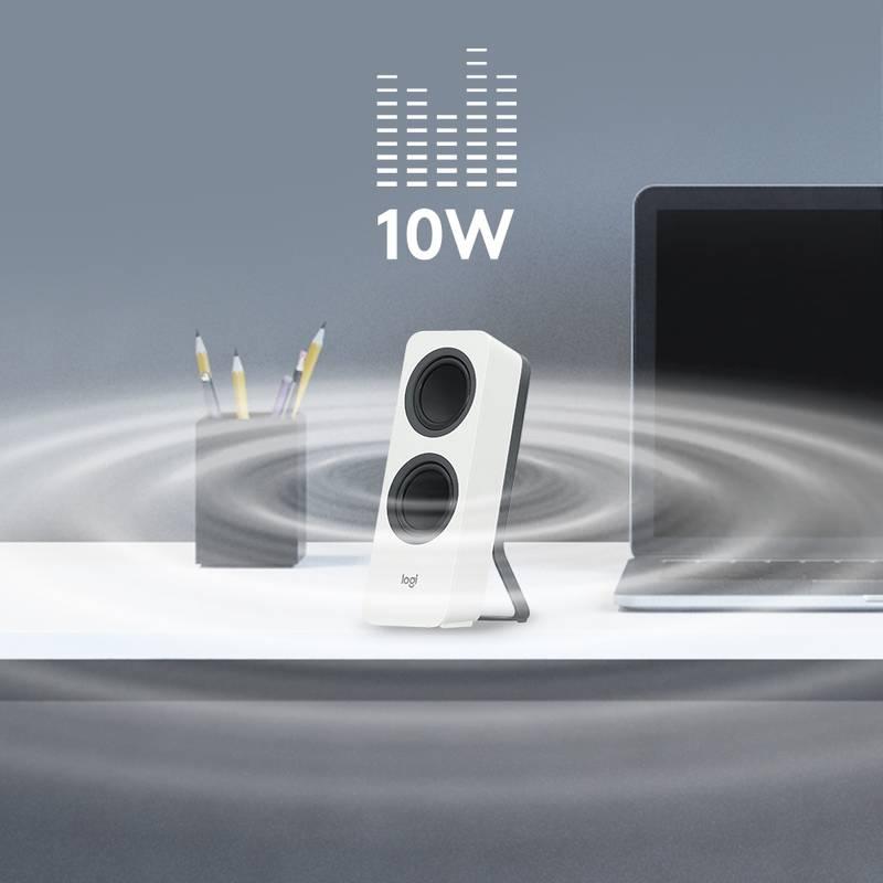 Reproduktory Logitech Z207 Bluetooth bílé