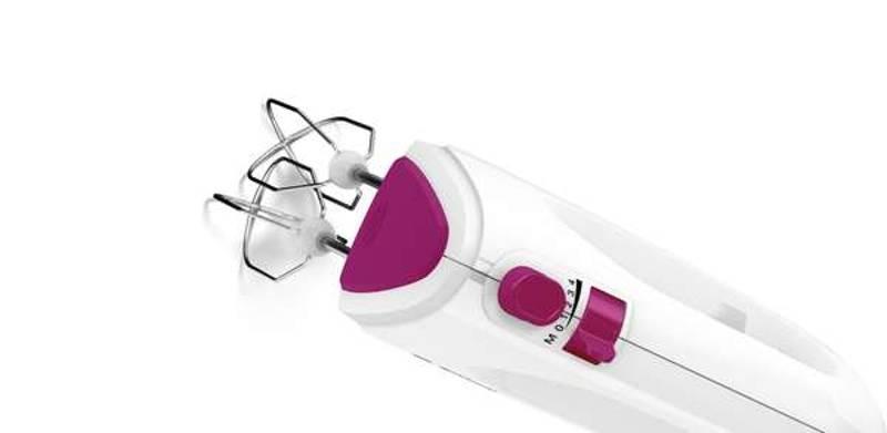 Ruční šlehač Bosch MFQ2210P bílý fialový