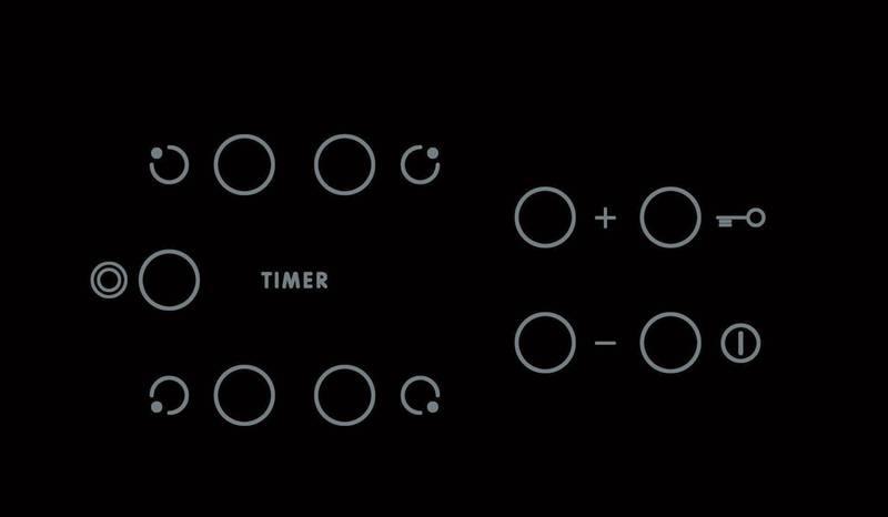 Sklokeramická varná deska Indesit RI 261 X černá