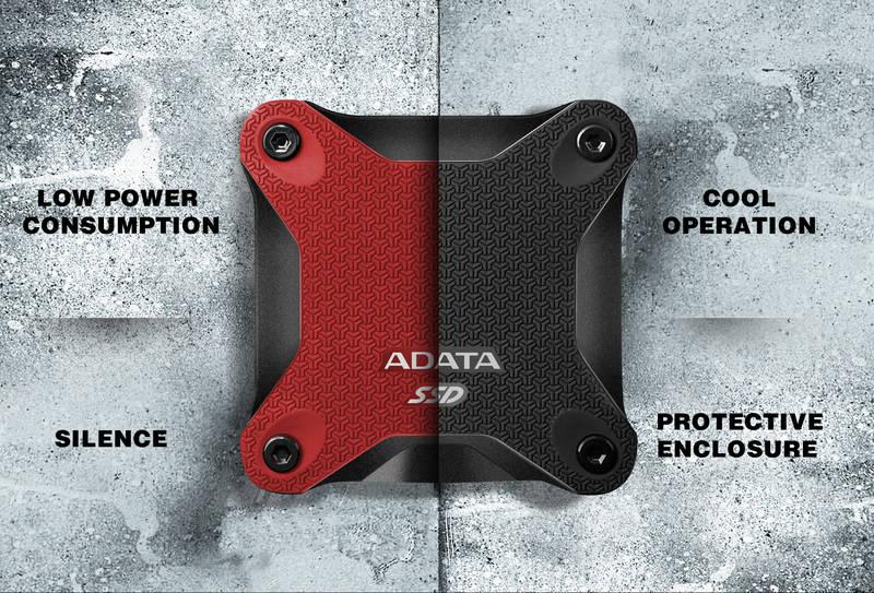 SSD externí ADATA SD600 256GB černý