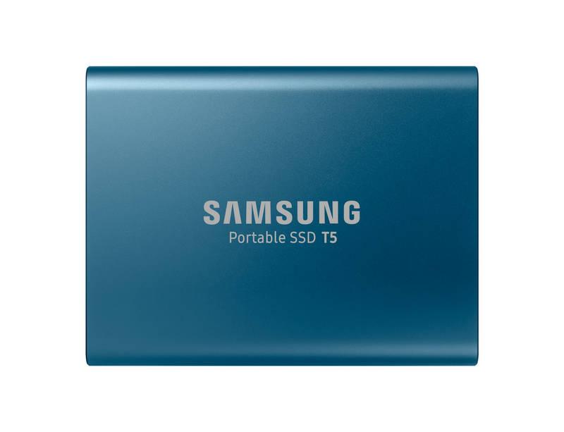 SSD externí Samsung T5 500GB modrý