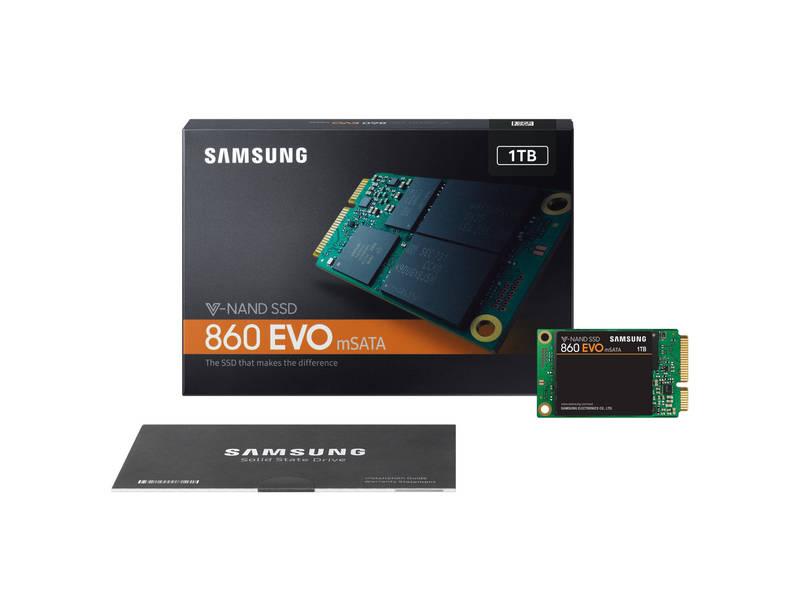 SSD Samsung EVO 860 1TB mSATA černý, SSD, Samsung, EVO, 860, 1TB, mSATA, černý