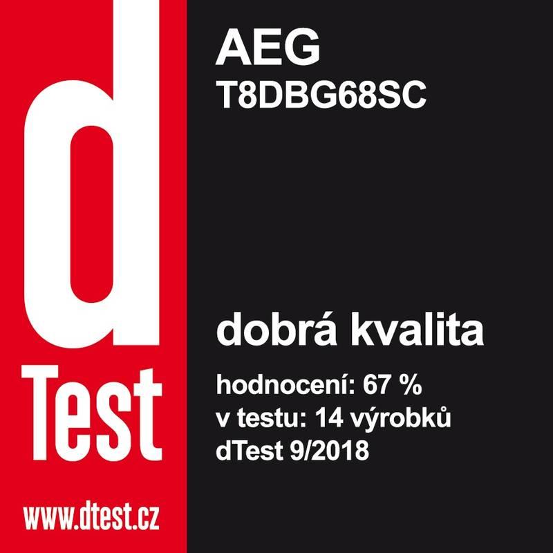 Sušička prádla AEG AbsoluteCare® T8DBG68SC bílá