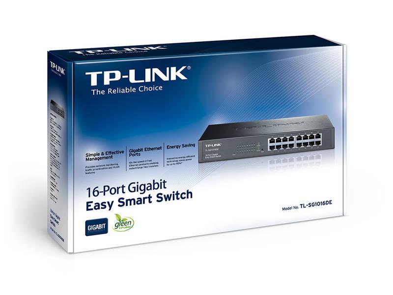Switch TP-Link TL-SG1016D šedý