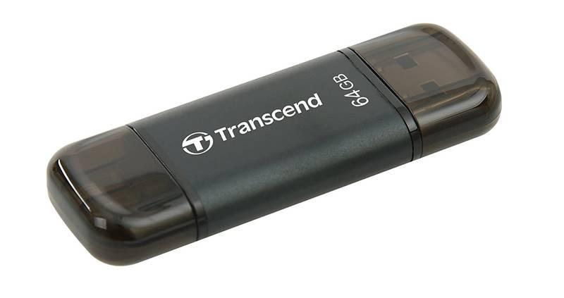 USB Flash Transcend JetDrive Go 300 64GB černá, USB, Flash, Transcend, JetDrive, Go, 300, 64GB, černá