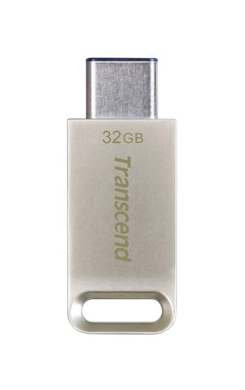 USB Flash Transcend JetFlash 850S 32GB stříbrný