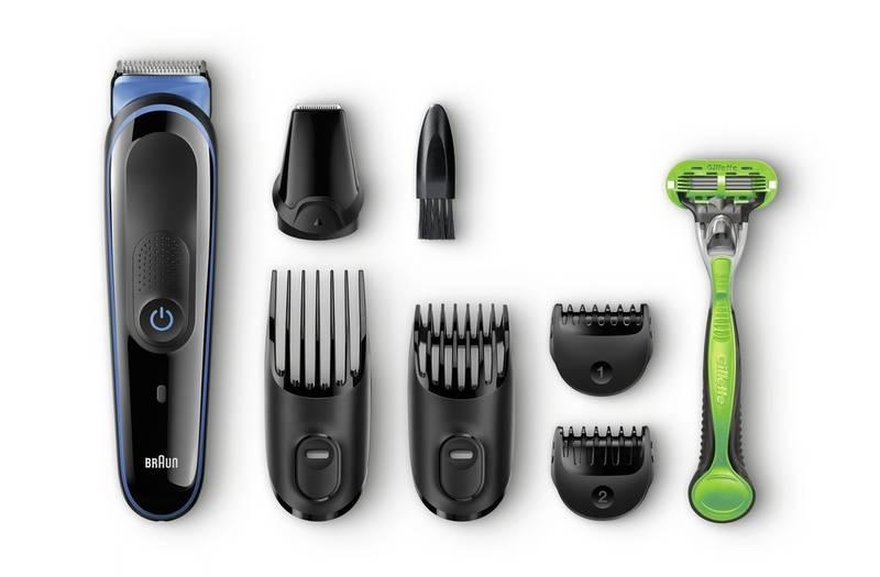 Zastřihovač multifunkční Braun MGK 3040 černý modrý