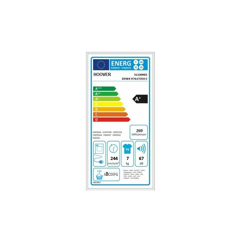 Automatická pračka Hoover DXOA4 37AHC3 1-S bílá