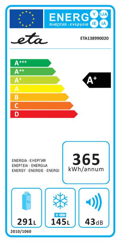 Chladnička s mrazničkou ETA 138990020 černá
