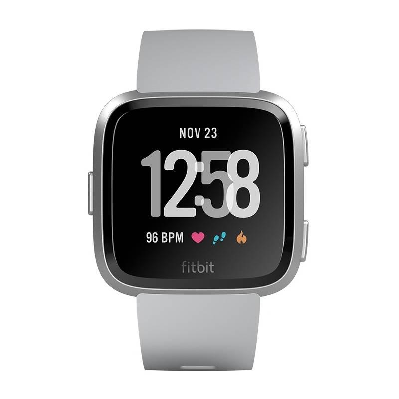 Chytré hodinky Fitbit Versa - Gray Silver Aluminum