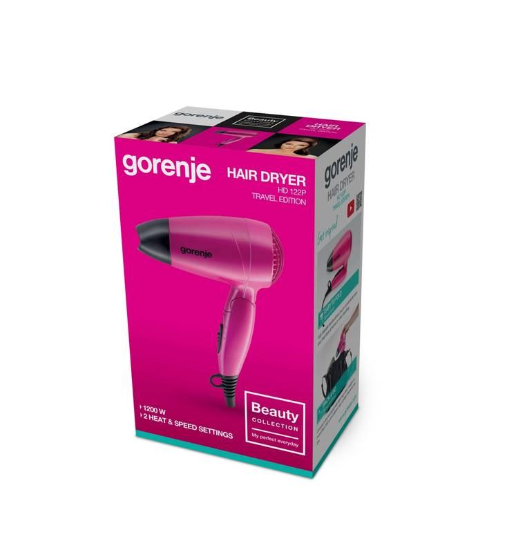 Fén Gorenje HD122P růžový