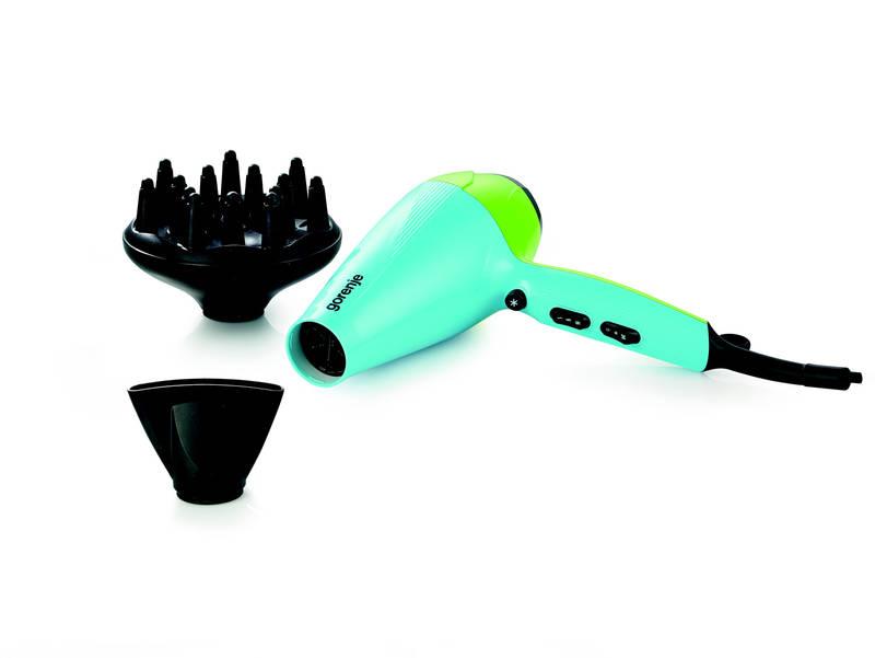 Fén Gorenje HD203BG modrý zelený