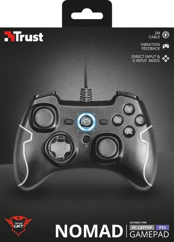 Gamepad Trust GXT Gaming 560 Nomad černý