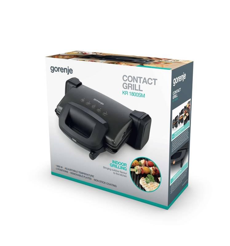 Gril Gorenje KR1800SM černý