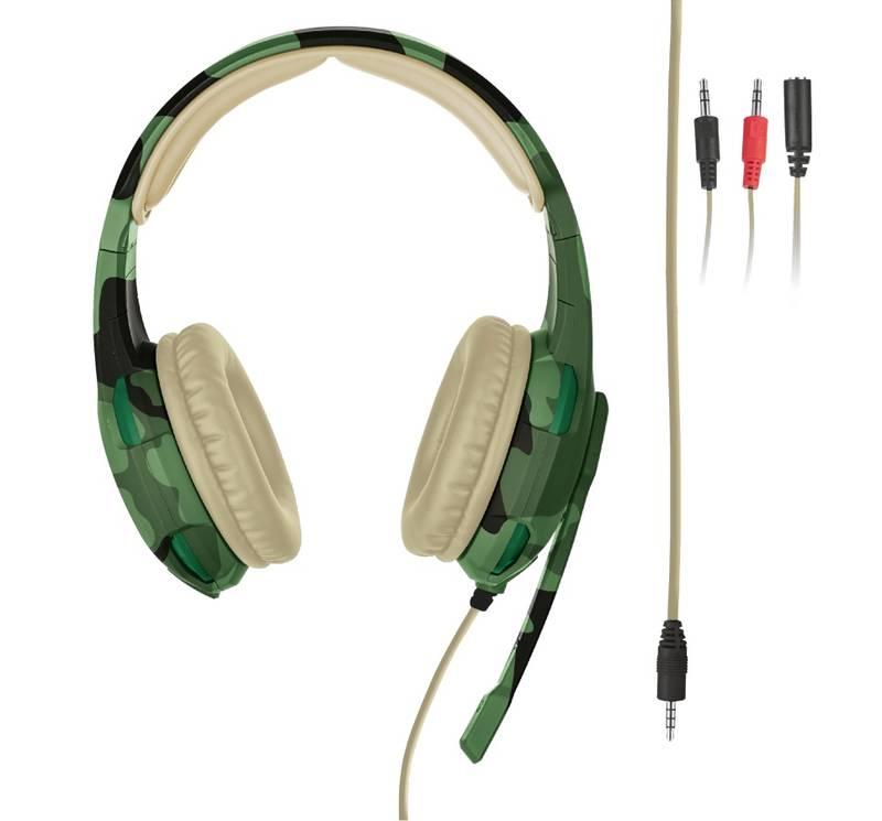 Headset Trust GXT Gaming 310C Radius - Jungle, Headset, Trust, GXT, Gaming, 310C, Radius, Jungle