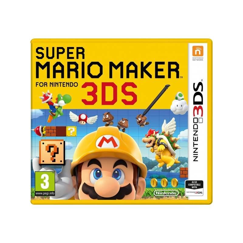 Hra Nintendo 3DS Super Mario Maker, Hra, Nintendo, 3DS, Super, Mario, Maker
