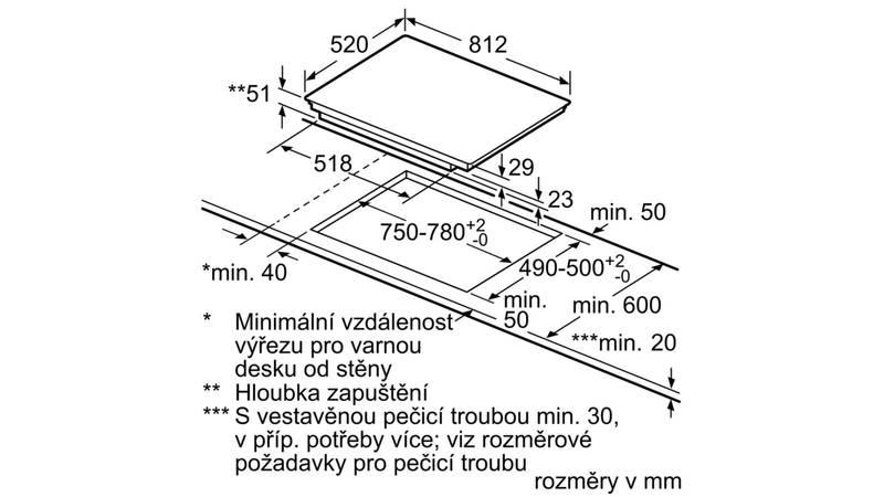 Indukční varná deska Siemens EX875LYC1E