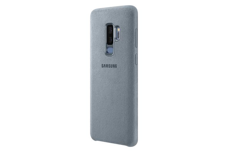 Kryt na mobil Samsung Alcantara pro Galaxy S9 - mint