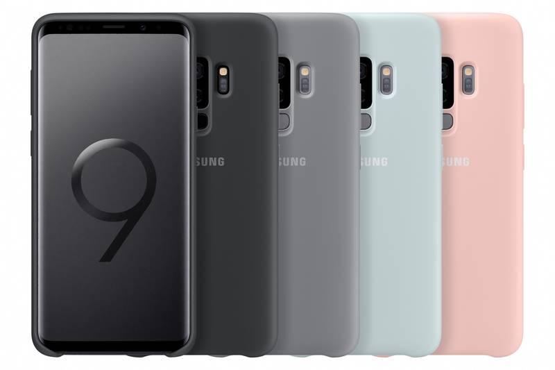 Kryt na mobil Samsung Silicon Cover pro Galaxy S9 černý