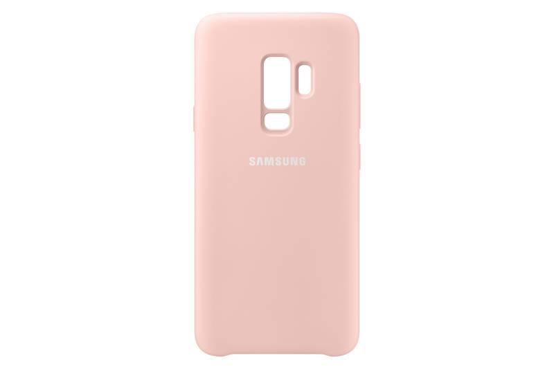 Kryt na mobil Samsung Silicon Cover pro Galaxy S9 růžový