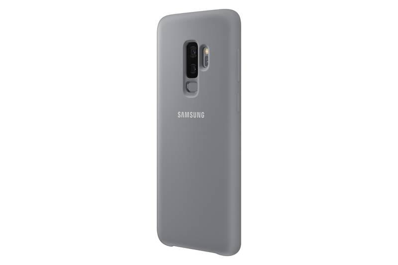 Kryt na mobil Samsung Silicon Cover pro Galaxy S9 šedý